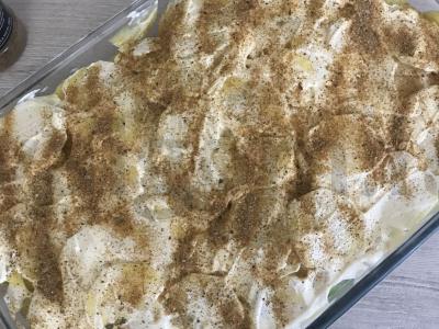 Prancūziško stiliaus mėsa su cukinijomis ir bulvėmis Žingsnis 6