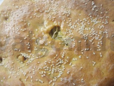 Švelnus kopūstų pyragas su vištiena pagrindine nuotrauka