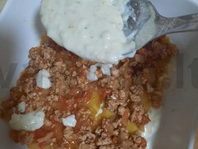 Klasikinė lazanija su grietinėlės padažu Žingsnis 19