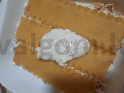 Klasikinė lazanija su grietinėlės padažu Žingsnis 21