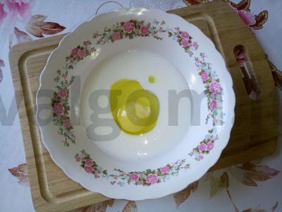 Skanūs kefyro paplotėliai. Žingsnis 1