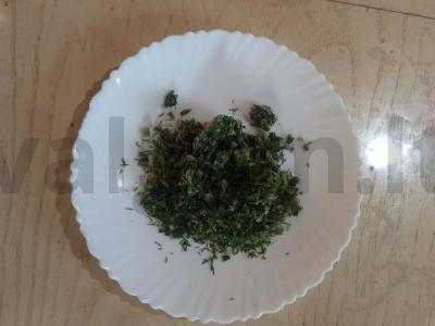 Česnakų ir krapų aliejus Žingsnis 2