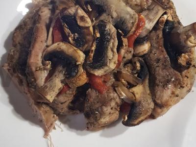 Kiauliena su grybais orkaitėje Žingsnis 3