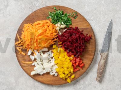 Barščių padažas Žingsnis 1