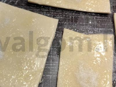 Bandelės su cukrumi Žingsnis 3