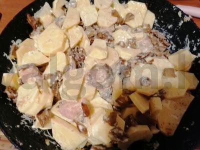 Bulvės su grybais orkaitėje Žingsnis 4