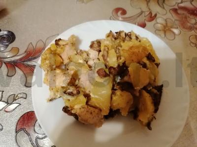 Bulvės su grybais orkaitėje pagrindine nuotrauka