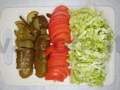 Šavarma su vištiena ir granatų sėklomis Žingsnis 2