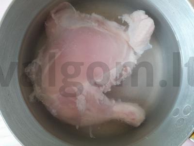 Ryžių sriuba su bulvėmis ir vištiena Žingsnis 1