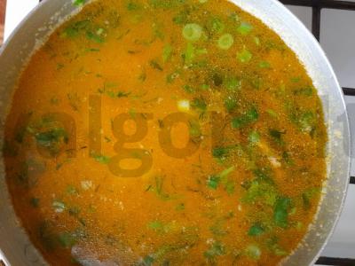 Ryžių sriuba su bulvėmis ir vištiena Žingsnis 10