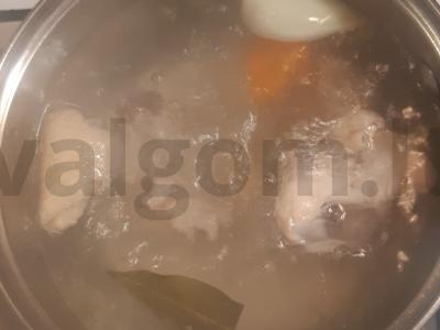 Makaronai su vištiena "Dienos sriuba" Žingsnis 1