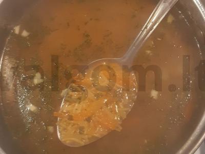 Makaronai su vištiena "Dienos sriuba" Žingsnis 5