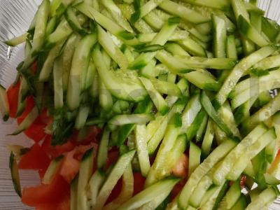 Salotos su vitaminų padažu Žingsnis 2