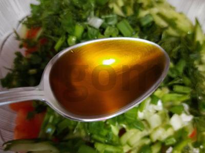 Salotos su vitaminų padažu Žingsnis 3