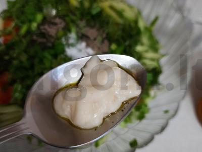 Salotos su vitaminų padažu Žingsnis 6