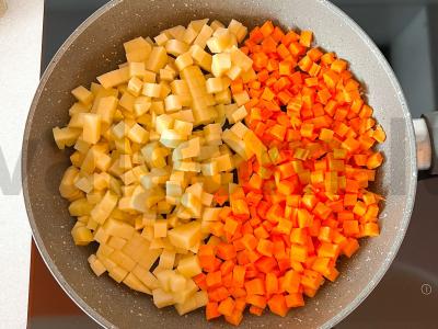 Daržovių troškinys vaikams Žingsnis 1