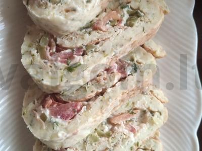 Cukinijų ritinys pagrindine nuotrauka