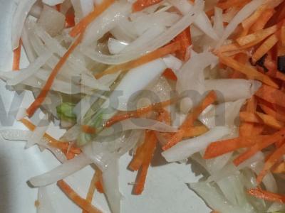 Kiaulienos plaučių salotos Žingsnis 2