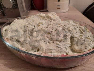 Su šonine ir sūriu keptos bulvės Žingsnis 4