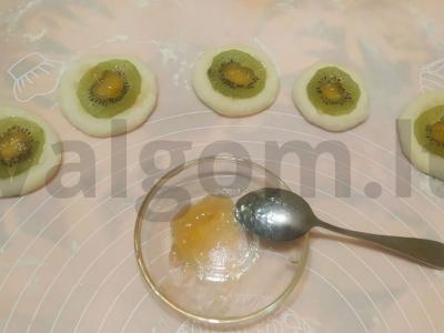 Mini kivių virtinukai Žingsnis 3