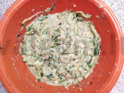 Cukinijų paplotėliai Žingsnis 1