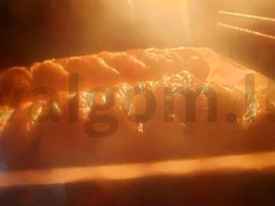 Tingus obuolių štrudelis Žingsnis 4