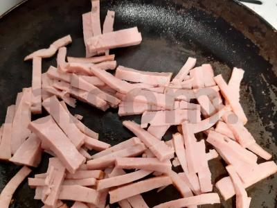 Bulvės grietinėlėje su kumpiu Žingsnis 4