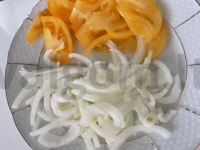 Vištienos ir daržovių plokštainis Žingsnis 3