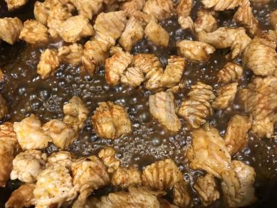 Ryžiai su vištiena sojų padaže Žingsnis 4