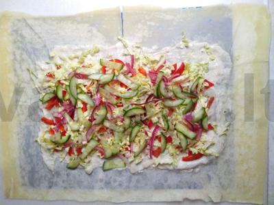 Paprasta naminė vištienos šavarma Žingsnis 5