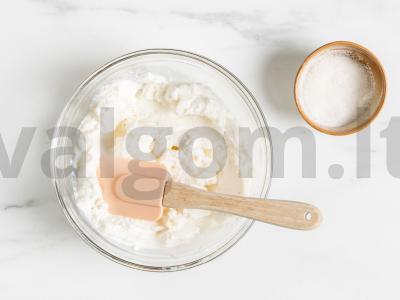 Ricotta sūrio pyragas Žingsnis 4