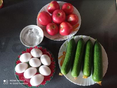 Vasaros salotos Žingsnis 1