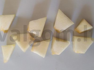 Vaisių salotos su padažu Žingsnis 3