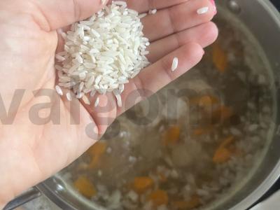 Sūrio sriuba su koldūnais ir ryžiais Žingsnis 3