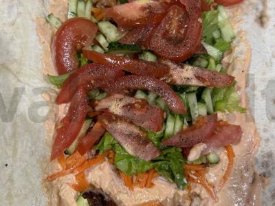 Naminė šavarma užkandžiams Žingsnis 3