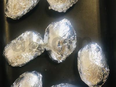 Įdarytos bulvės Žingsnis 1