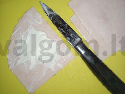 Kumpio suktinukai su įvairiais įdarais Žingsnis 2