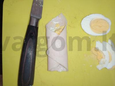 Kumpio suktinukai su įvairiais įdarais Žingsnis 4