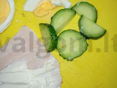 Kumpio suktinukai su įvairiais įdarais Žingsnis 5