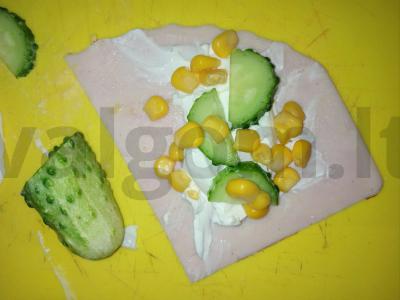 Kumpio suktinukai su įvairiais įdarais Žingsnis 7