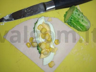 Kumpio suktinukai su įvairiais įdarais Žingsnis 9