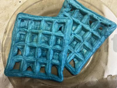 Mėlyni vafliai vaikams "Grille". pagrindine nuotrauka