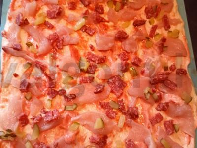 Dešros ir sūrio pica bet kokiai progai Žingsnis 2