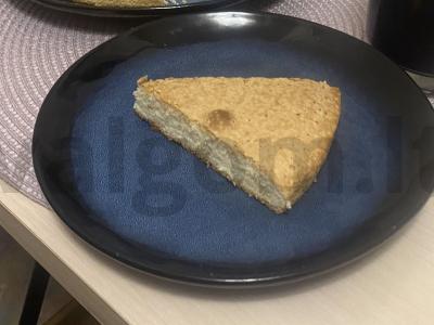 Skanus desertas su biskvitiniu pyragu. Žingsnis 1