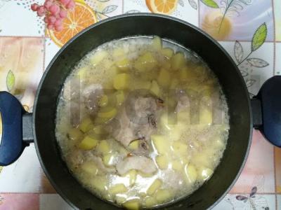 Vengriška kiaulienos guliašo sriuba Žingsnis 6