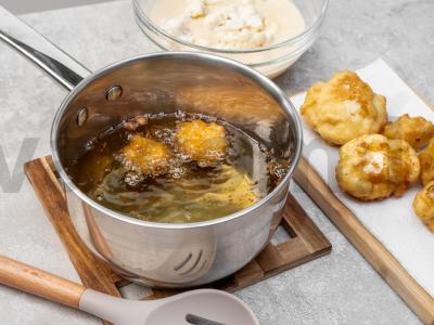 Žiediniai kopūstai alaus tešloje Žingsnis 2