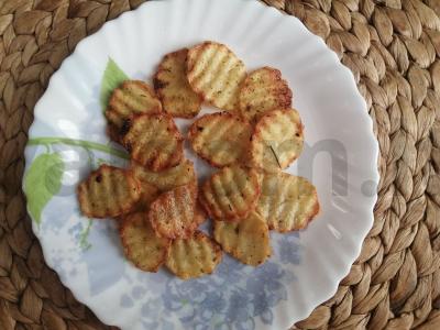 Keptuvėje kepami traškučiai su prieskoniais Žingsnis 5