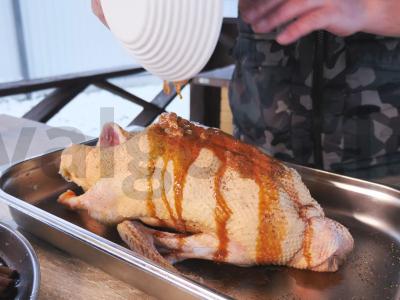 Kalėdų žąsis - grilio ir orkaitės receptas Žingsnis 8