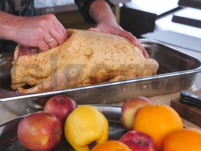 Kalėdų žąsis - grilio ir orkaitės receptas Žingsnis 9