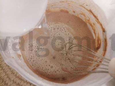 Blynų tortas su grietine ir vaisiais Žingsnis 5